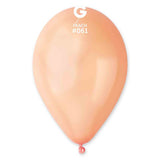 Metallic Peach Gemar Latex Balloons- #061