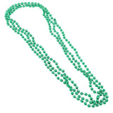 GREEN BEAD NECKLACES 12CT
