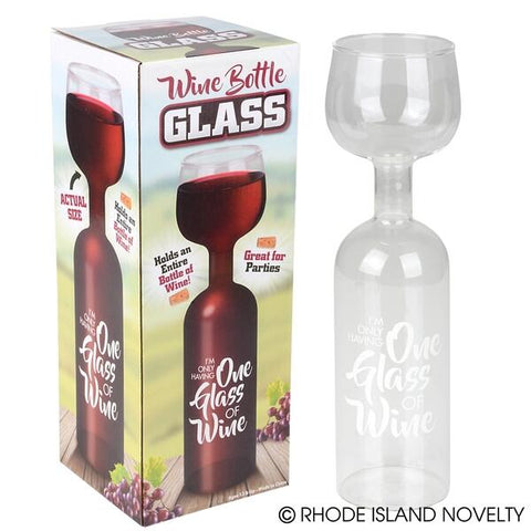 WINE BOTTLE GLASS