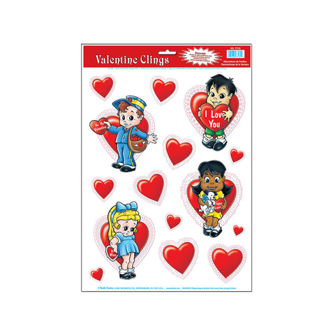 Valentine Kids Glass Magnets