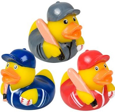Baseball Player Rubber Ducks