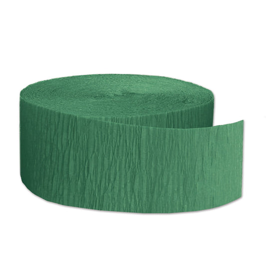 CREPE STREAMER - 81' EMERALD GREEN