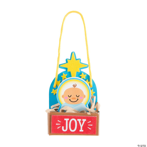 BABY JESUS STABLE ORNAMENT CRAFT KIT