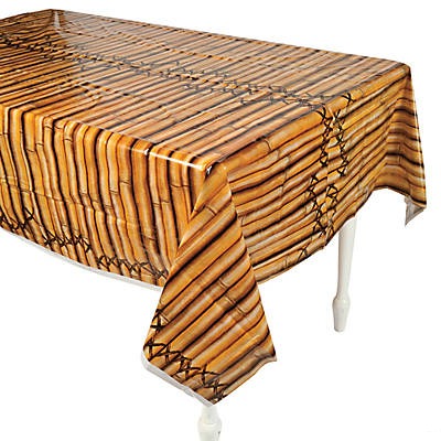 Plastic Bamboo Tablecloth