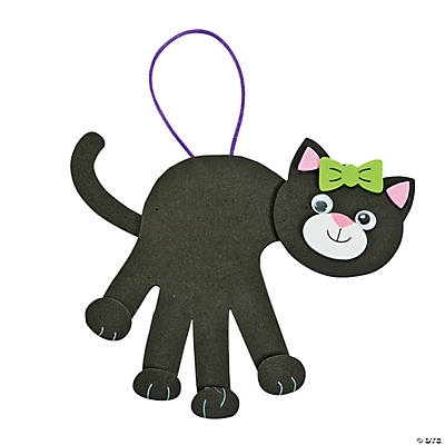 BLACK CAT HAND PRINT CRAFT KIT