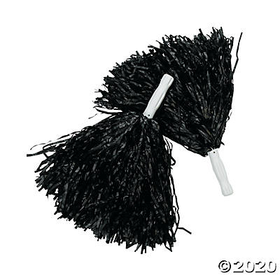 Black Pom Poms