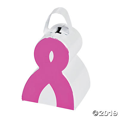 PINK RIBBON COWBELLS 12CT