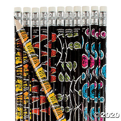 Chalkboard Animal Safari Pencils