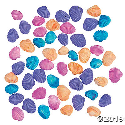 Colored Clamrose Seashells