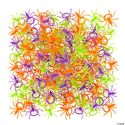 SPIDER RINGS ASST COLORS