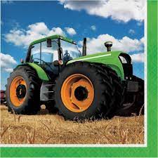 TRACTOR TIME LUNCHEON NAPKINS