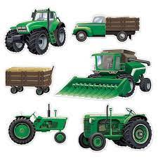 TRACTOR TIME FARM EQUIPTMENT CUTOUTS