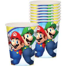Super Mario 9oz. Paper Cups