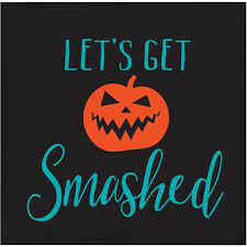 "Let's Get Smashed" Beverage Napkins