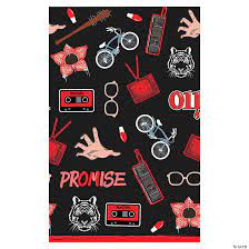 Stranger Things Paper Table Cover