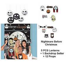 The Nightmare Before Christmas Scene Setter and 12 Photo Props
