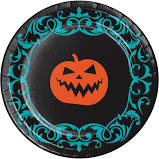 Vintage Pumpkin Plates