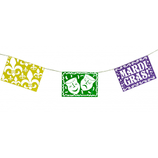 Mardi Gras Picado Banner