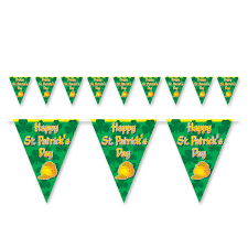 St. Patrick's Day Pennant Banner