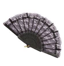 Black Lace Fan