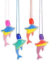 SAND ART DOLPHIN NECKLACES