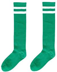 Green Knee High Socks