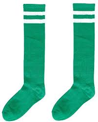 Green Knee High Socks