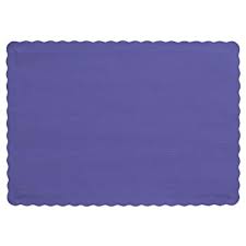 New Purple Paper Placemats