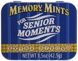 MEMORY MINTS FOR SENIOR MOMENTS