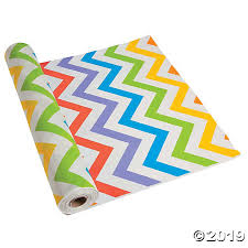 Chevron Multi Color Tableroll