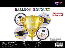 Congrats Grad Mylar Balloon Bouquet