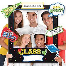 Multicolor Grad Photo Frame Booth Kit