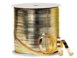 Gold Metallic Curling Ribbon