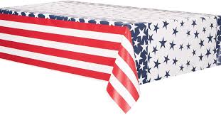 RWB Stars and Stripes Tablecover