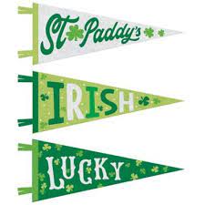 ST PATRICKS DAY FELT PENNANTS