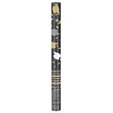 Black & Gold Grad Giant Confetti Cannon