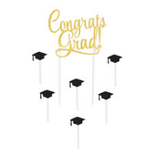 Congrats Grad Cake Toppers