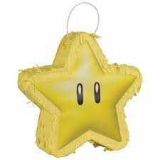 Super Mario Star Mini Pinata