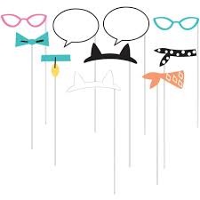 Purr-fect Cat Party Photo Booth Props