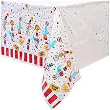 CIRCUS PARTY PLASTIC TABELCOVER