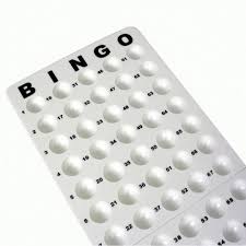Bingo Masterboard for Wooden Bingo Balls