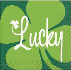 ST PATRICKS DAY BEVERAGE NAPKINS