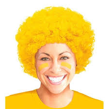 Yellow Afro Wig