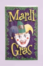 Mardi Gras Jester Flag