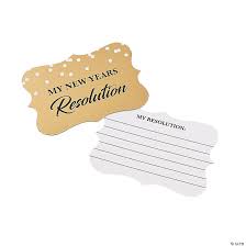 NEW YEAR RESOLUTION CARD