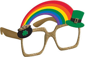 St. Patrick's Rainbow Glasses