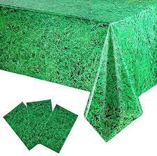 Sports Grass Plastic Tablecover