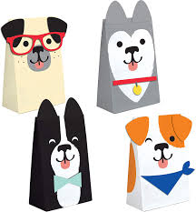 Dog Party Paper Treat Bags