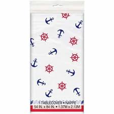 Nautical Plastic Tablecover
