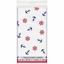 Nautical Plastic Tablecover